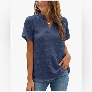 Blooming Jelly V Neck Top